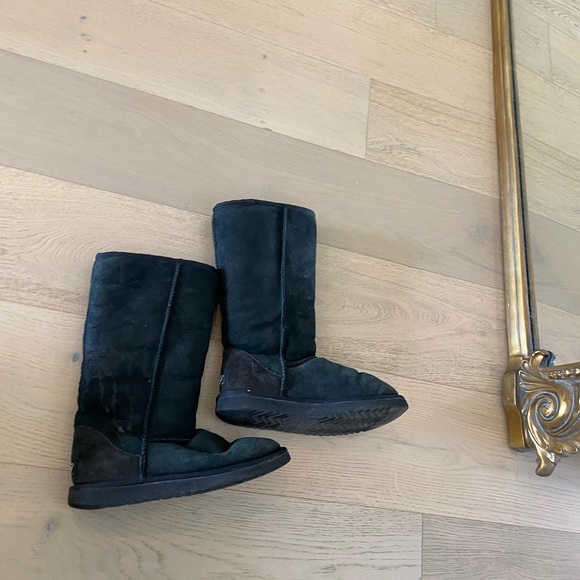 Ugg Classic Tall Boots sz 7 (black) - Picture 2 of 7